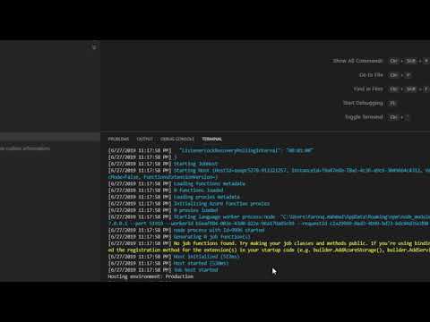 Develop Javascript Azure Functions Part 2 Azure Function Projects