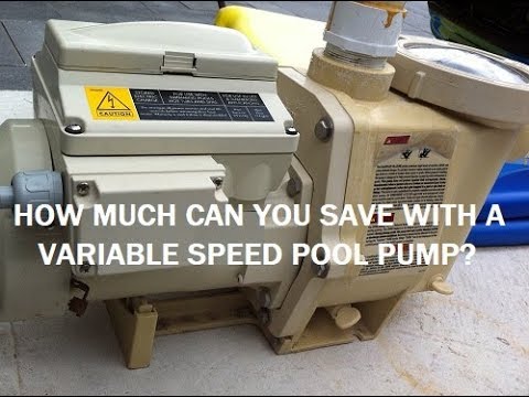 How much can you save with a variable speed pool pump?