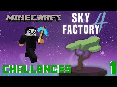 Minecraft - Sky Factory 4 Playthrough - Community Challenges - Episode 1