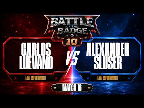 Carlos Luevano vs Alexander Sluser - Battle of the Badge 10