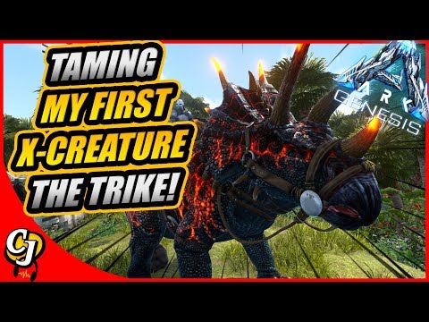 Taming My First X-TRICERATOPS Buuuutttttt Things Don't End Well! || Ark G