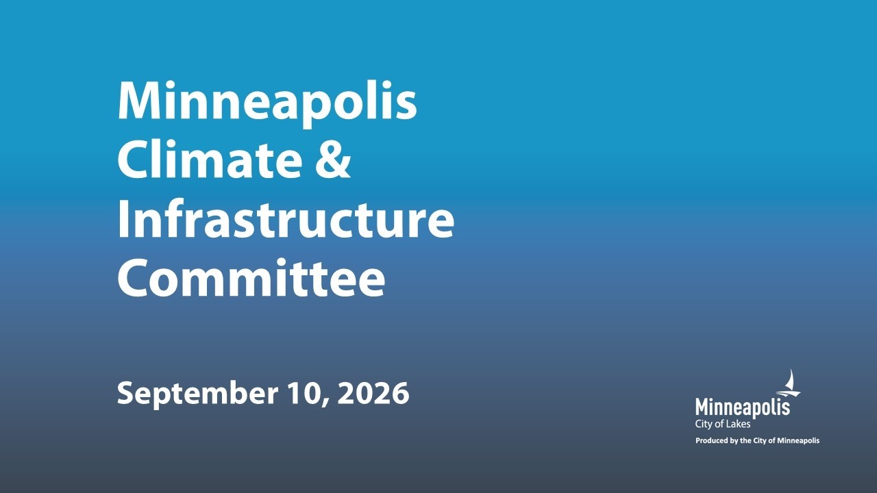 September 10, 2026 Climate & Infrastructure Committee