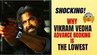 WHY VIKRAM VEDHA ADVANCE  BOX OFFICE COLLECTIONS ARE LOW ?  #vikramvedha #boxofficereport |