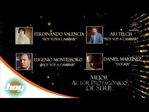 Mejor actor protagónico de serie | Premios TVyNovelas 2018 | Hoy