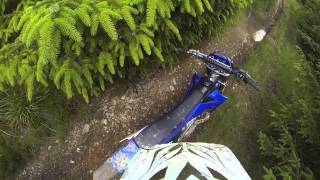 preview picture of video 'Yamaha Offroad Experience, Llanidloes, Wales, 28th June 14 Pt 2'