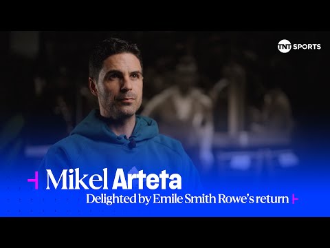 Mikel Arteta delighted by Emile Smith Rowe's return to fitness ❤️ | PSV vs Arsenal | 