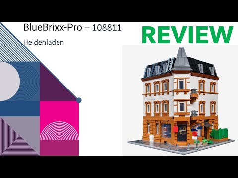BlueBrixx Pro 108811 - Hero Shop (REVIEW) # Ben's Lego ® / Brick World - Video 265