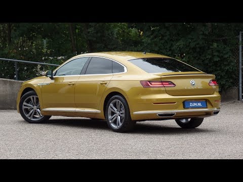 Volkswagen NEW Arteon R-line 2018 Kurkuma Yellow 18 inch Sebring walk around & detail inside