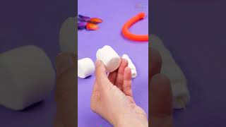 👧 Kids, Let's Build a CUTE MARSHMALLOW GIRAFFE! 🦒🍭 #shorts #fun