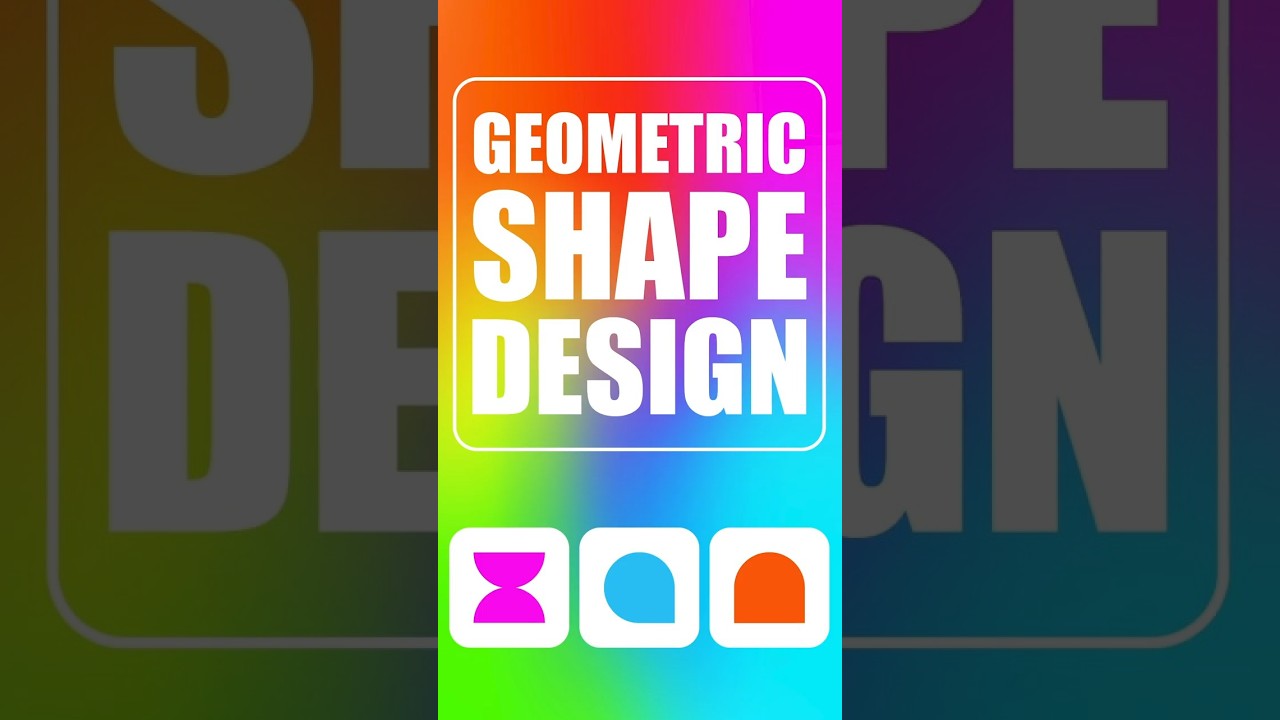 Geometric Shape Design Tutorial in Illustrator | Minimal Logo Shapes