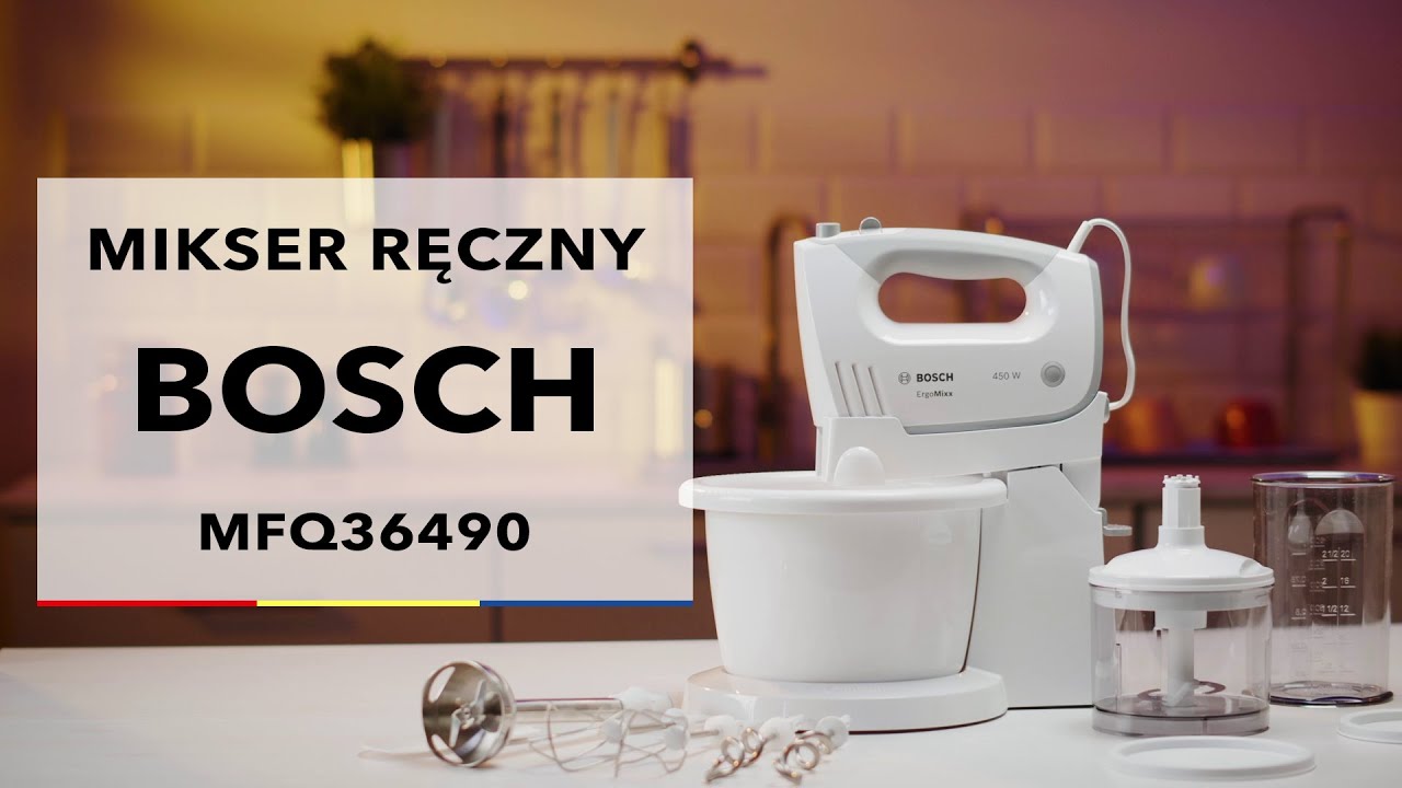 Mikser Bosch ErgoMixx MFQ36490 - dane techniczne - RTV EURO AGD