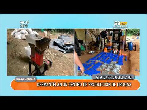 Desmantelan un centro de producción de drogas