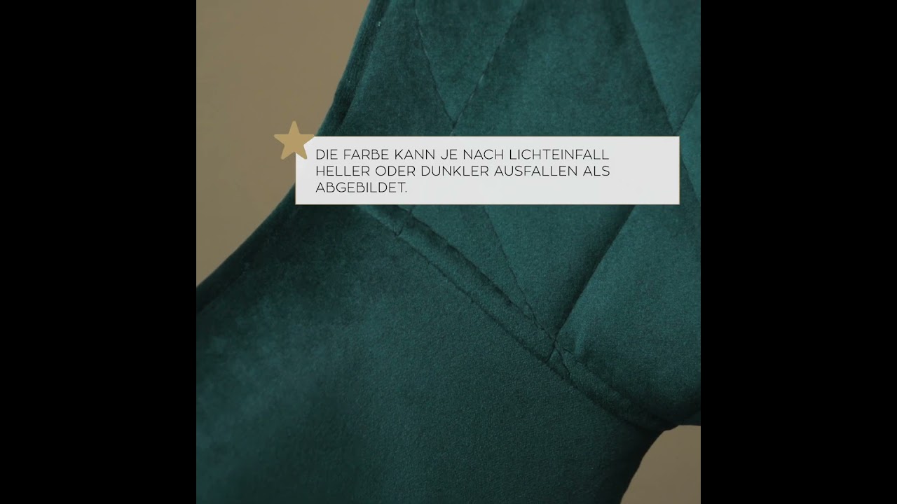 Barhocker Samt Mika mit Armlehne schwarz 78cm