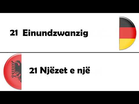 Meso Gjermanisht A1 Mesimi 5 Numrat 21 deri 30