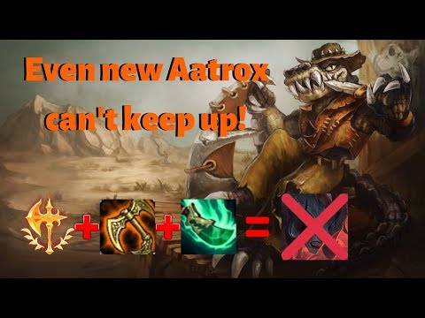 Did Aatrox really get Buffed? Renekton vs Aatrox TOP! Season 9! - League of Legends