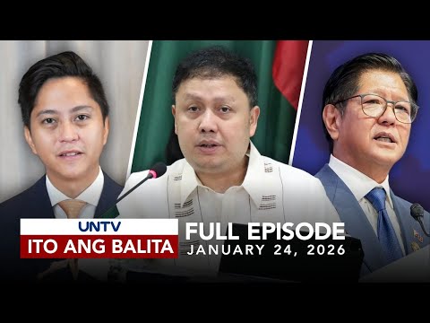 UNTV: Ito Ang Balita | January 24, 2026