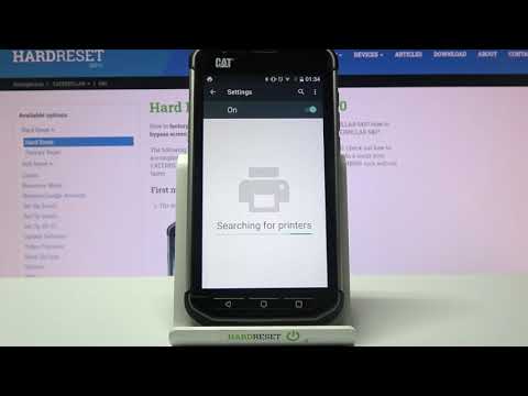 How to Connect Printer on CAT S40 – Add Printer to Device