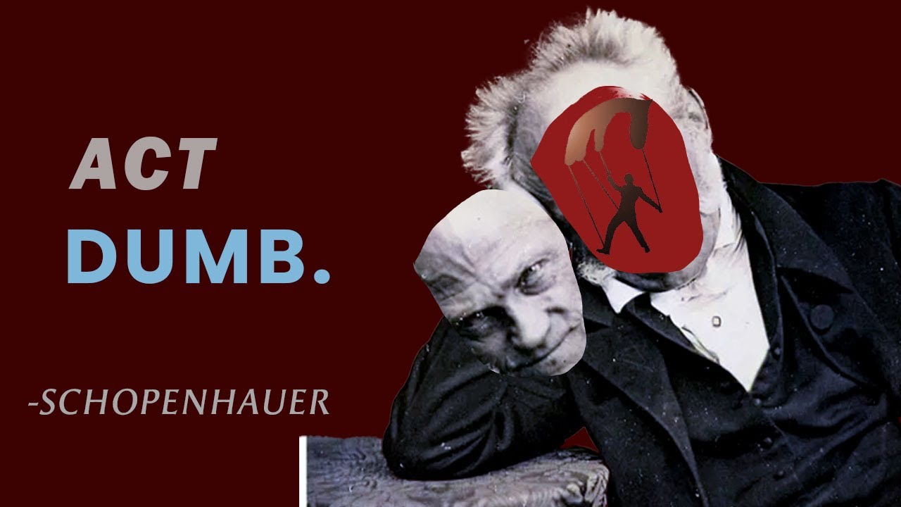 Schopenhauer: The Power of Playing Dumb | Dark Manipulation