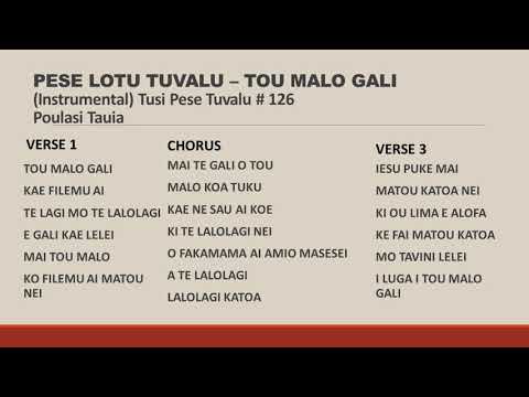 Pese Lotu Tuvalu - Tou malo gali