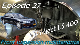 Project Lexus LS 400 - Episode 27: Front suspension, brake and air suspension overhaul