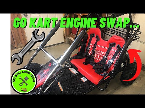 Coleman Go Kart (KT196) Engine Swap