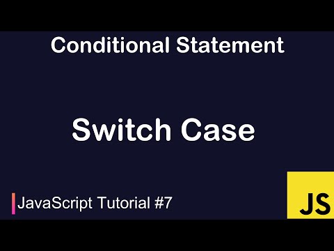 Javascript Course 7 Switch Statement