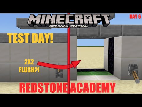 Redstone Academy | Test Day - Phase 1 Day 6 | Minecraft: Bedrock Edition