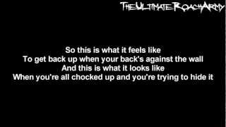 Papa Roach - What&#39;s Left Of Me {Lyrics on screen} HD