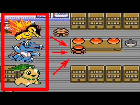 ALLE Starter holen - Starterpokemon Pokemon Gold Silber Kristall Glitch Feurigel Karnimani & Endivie