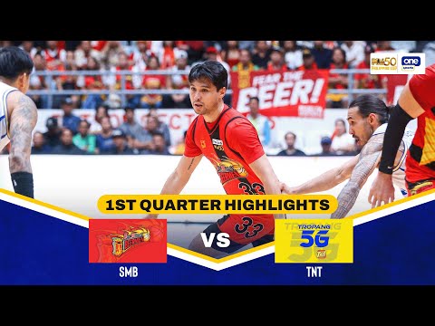 SAN MIGUEL vs TNT | 1ST QUARTER HIGHLIGHTS | FINALS GAME 1 | PBA SEASON 50 PHILIPPINE CUP | JAN. 23