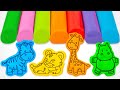 Learn Create Wild Animals With Clay Molds Preschool Learning Video For Kids Toddlers