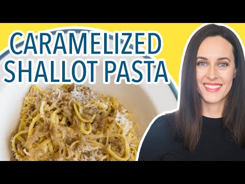 Caramelized Shallot Pasta - Vegan Sub - How to Make Pasta with Shallots