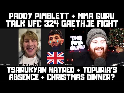 The MMA Guru & Paddy Pimblett Interview! "F*** Arman Tsarukyan" Gaethje Fight At UFC 324 Prediction?