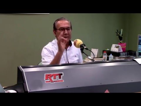 Jorge Javier Vázquez con Justo Molinero en Radio TeleTaxi