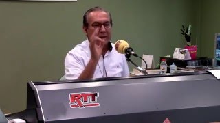 Jorge Javier Vázquez con Justo Molinero en Radio TeleTaxi