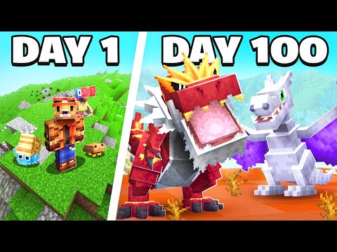 I Spent 100 Days as FOSSIL TRAINER VS. my Rival! (Duos Cobblemon)