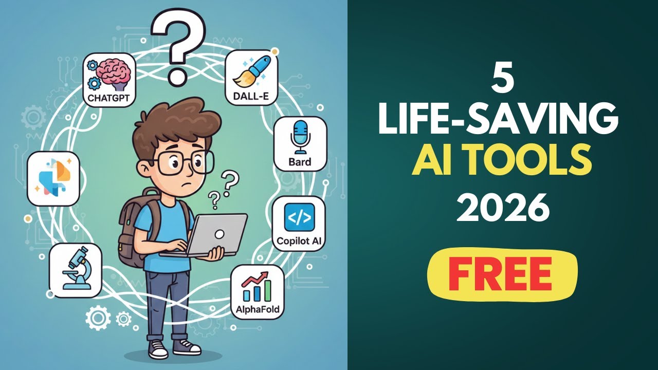 5 Free AI Tools Every Researcher & PhD Student Must Use in 2026 | Save Time & Effort