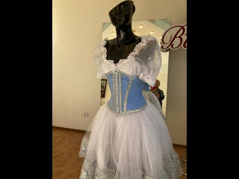 Костюм крестьянки P 0913 - video 2