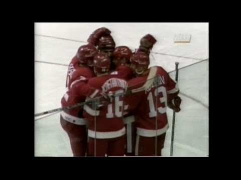 95/96 RS: Det @ Cgy Highlights - 10/27/95 (Russian 5 Debut)