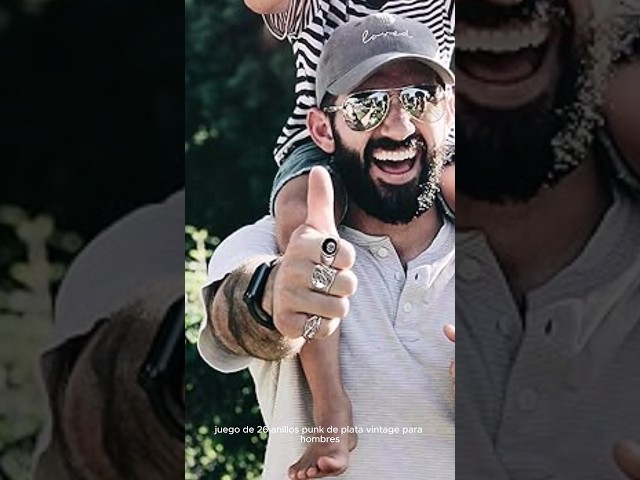 Vídeo relacionado con yolzhxe 5 Piezas Anillos Hombre, Ajustable Acero Inoxidable Calavera Anillo, Vintage Calavera y Serpiente Joyería, Punk Rock Gótico Cráneo Joyería, para Halloween y Fiestas Temáticas