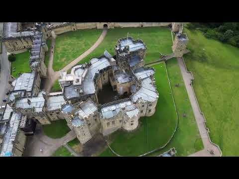 Alnwick Castle Drone Flight