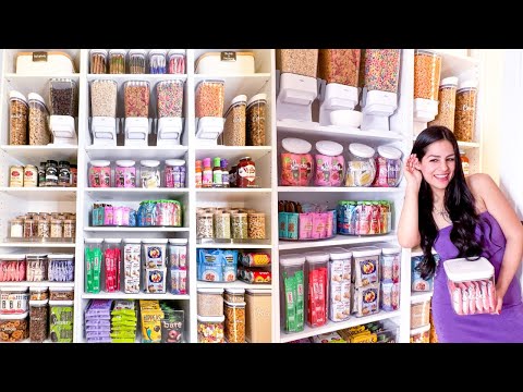 ULTIMATE PANTRY ORGANIZATION | Satisfying Clean and Pantry Restock Organizing on a Budget | Narwal Video
