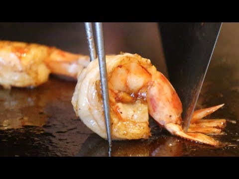 Teppanyaki Seafood - Japanese Food - KIKUYA , Fukuoka Japan