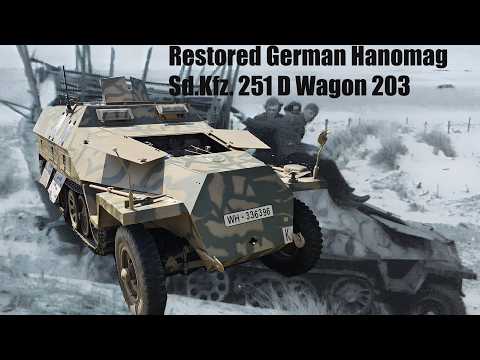 Restored German Hanomag Sd Kfz 251 D Wagon 2031 NEW VERSION Reupload