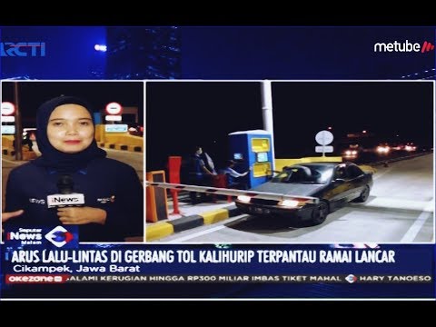 Arus Lalu Lintas di Tol Kalihurip Terpantau Ramai Lancar - SIM 28/05