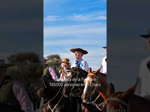 Cabalgata de la Fe reúne a 130000 personas en el Chaco. #chaqueñopalavecino #chaco #fe #religion