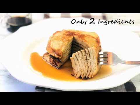 2 Ingredients Banana Pancake | No Flour No Oats Banana Pancake | Healthy Pancakes