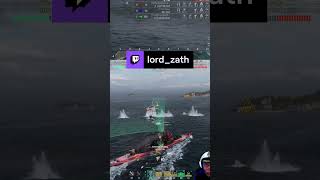 Reverse Shotgun World of Warships #shorts #gaming #twitch #worldofwarships