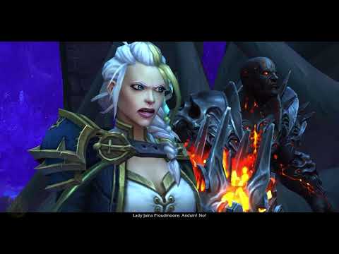Sylvanas Defeat Cinematic   Jailer Escapes Maw Cutscenes 9 1 WoW Shadowlands Chains of Domination