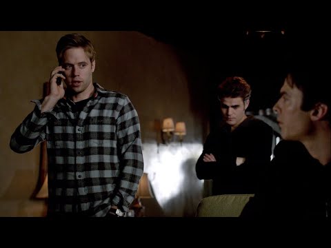 TVD 5x10 - Damon and Stefan threaten to kill Aaron if Dr. Wes doesn't set Elena free | HD